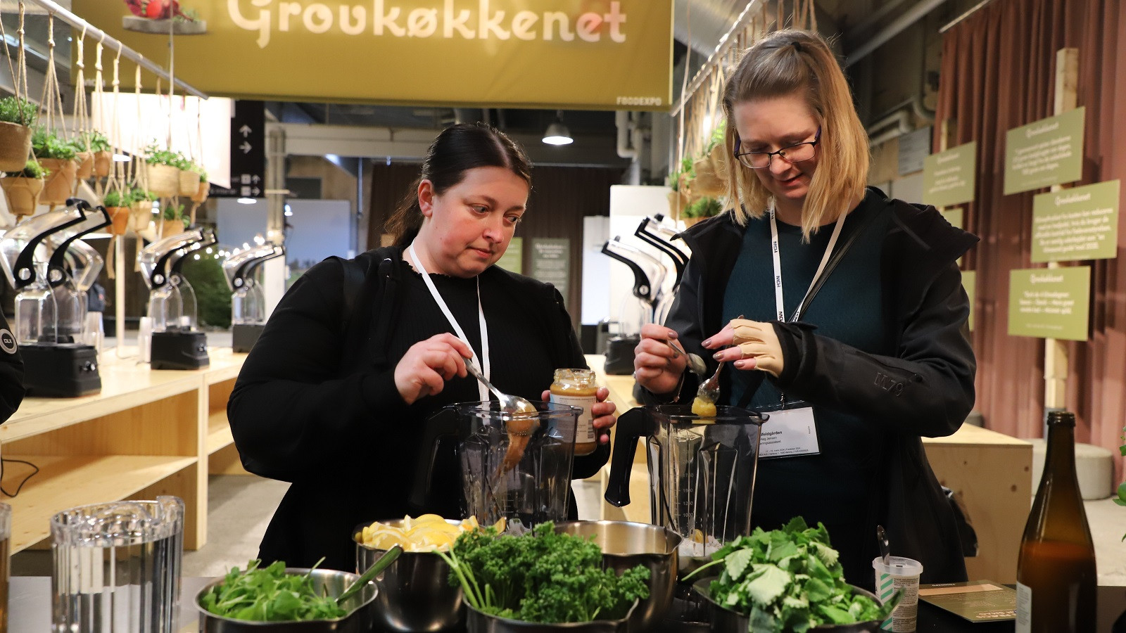 Ansatte fra plejehjem i Kibæk laver greenie